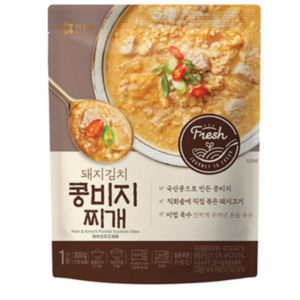 아워홈 돼지김치 콩비지찌개 300g, 2개