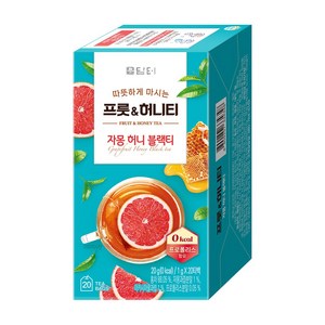 담터 프룻 앤 허니 자몽허니블랙티, 1g, 20개입, 1개