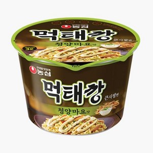 농심 먹태깡 큰사발 청양마요맛 118g, 6개