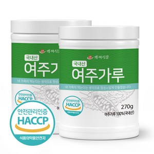 백세식품 여주가루분말 270g 통 국내산 HACCP 인증제품, 2개