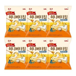 허니버터 칩 콰트로치즈맛, 6개, 96g