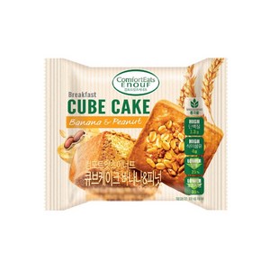 컴포트잇츠이너프 큐브케이크 바나나&피넛, 5개, 64g