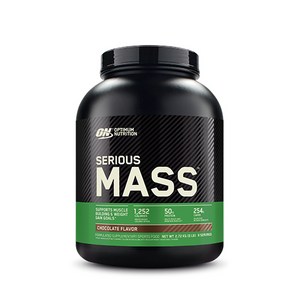 [한국공식판매] 옵티멈뉴트리션 시리어스매스 초코 2.72kg / 벌크업 게이너 MASS 체중증가 보충제, 1개