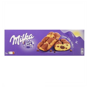 Milka 밀카 초코 칩 케이크 스낵 175g 6팩, 6개