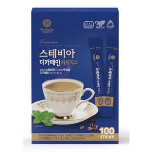 맥널티커피 스테비아 디카페인 커피믹스, 9.5g, 100개입, 1개