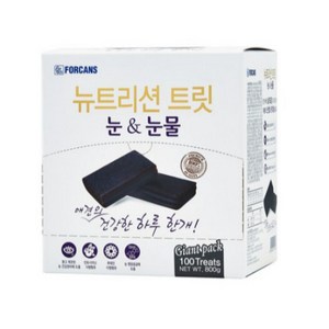 포켄스 뉴트리션 트릿 100p +15p 800g 눈 눈물 맛있는 영양제, 100정, 눈물개선/눈건강, 1개