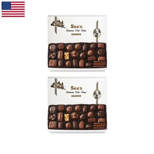 미국 sees candies 씨즈캔디 시즈캔디 초콜릿 세트 454g 2개