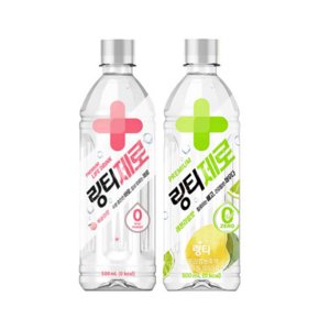 링티제로 복숭아+레몬라임 500ml 총24개 스포츠음료 비타민음료, 24개