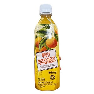 웅진식품 Fesh 제주감귤, 5개, 500ml