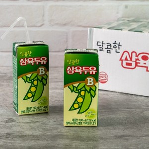 삼육두유 달콤한맛B 190ml 48팩, 48개