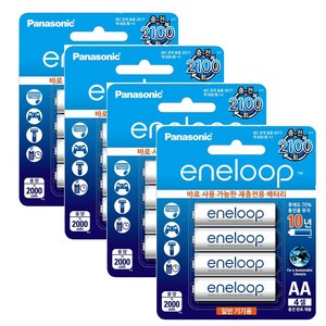 파나소닉 에네루프 AA 충전지, 4개입, 4개