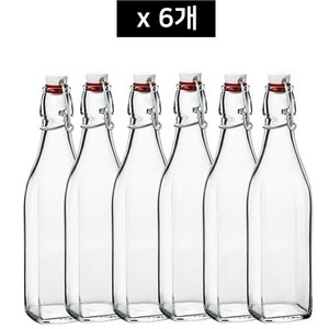 보르미올리 스윙보틀 스윙유리병 1000ml _6개, 6개, 1L