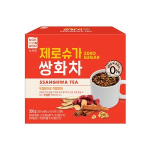 [녹차원] 제로슈가 쌍화차 20스틱, 1박스, 20개입, 15g