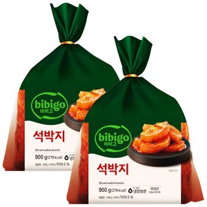 (냉장)비비고 석박지 900gx2개, 1세트, 900g