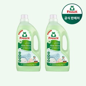 [매일배송] 프로쉬 독일 세탁세제 1.5L 2개, 알로에+알로에