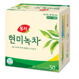 동서 현미녹차 1.5g, 1개입, 50개