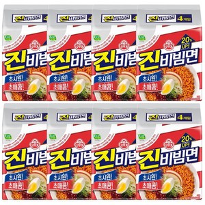 오뚜기 진비빔면 156g, 32개