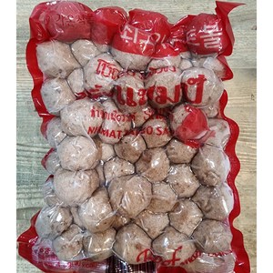 가온 태국 소고기 미트볼 룩신느아 1키로그램 박소 bakso worldfood, 1개, 1kg