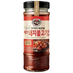 백설 매콤한 돼지 불고기 양념, 500g, 1개