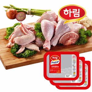 하림 냉장 절단육 닭볶음탕용, 600g, 3개