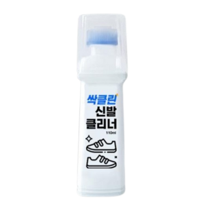 아침과저녁 액체형 문지르면 끝 휴대용 신발 운동화 클리너 110ml, 3개