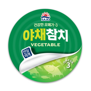 사조 야채참치, 100g, 4개