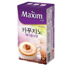 맥심 카푸치노헤이즐넛10T, 13g, 10개입, 3개