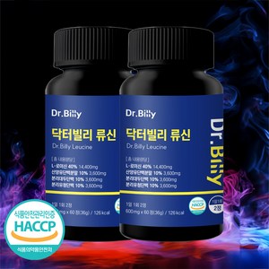 닥터빌리 류신 근육단백질 아르기닌 정 600mg, 2개, 60정