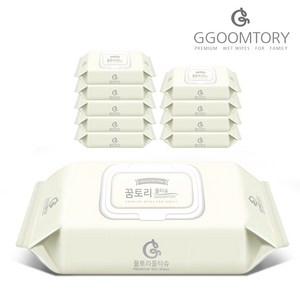 꿈토리 New 스페셜65gsm 80매 엠보 캡형 10팩, 10개, 65g