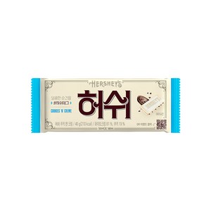 허쉬 크리미 레귤러바 쿠키앤크림맛 바초콜릿, 24개, 40g