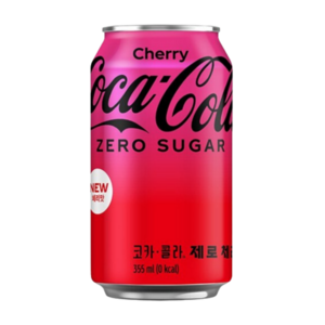 [본사직영] 코크제로 체리, 355ml, 24개