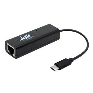 엠비에프 USB 3.1 C타입 to 기가비트 랜카드 노트북용, MBF-CLAN30BK, 1개