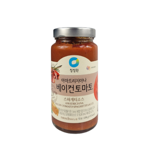 청정원 아마트리치아나 베이컨 토마토 스파게티소스, 600g, 1개