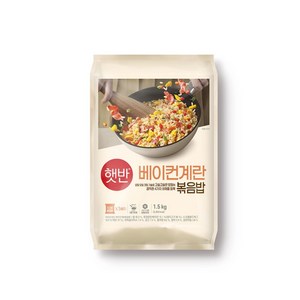 햇반 쿡반 베이컨 계란볶음밥, 5개, 300g