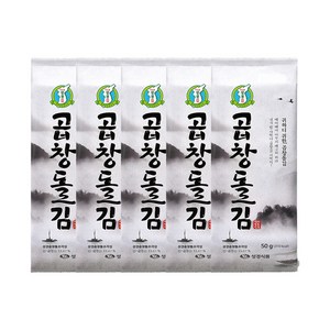 지도표성경 지도표 성경김 곱창돌김 50g 5봉, 없음, 5개