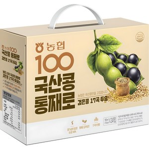 농협100 통째로 검은콩 17곡 두유, 24개, 190ml