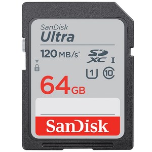 샌디스크 울트라 SD카드 SDSDUN4, 64GB, 1개