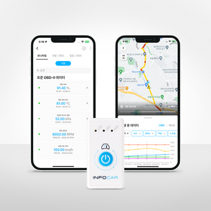 인포카 스위치 자동차 스캐너 IO180-OH android iOS동시호환 OBD2 / ELM327 / 자동차 진단기, 1개
