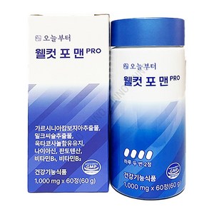 오늘부터 웰컷 포 맨 PRO 1000mg 60정 1개