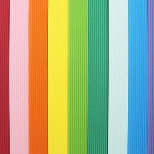 [홈앤스쿨] 일반형 골판지 8절 (10매입) 10색혼합 공예 미술