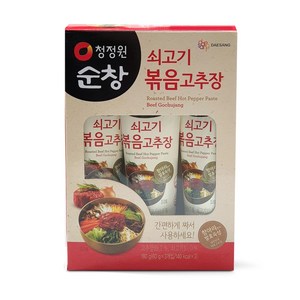 청정원 순창 쇠고기 볶음고추장, 60g, 39개