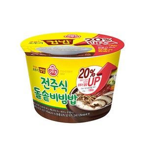 오뚜기 즉석 컵밥 전주식 돌솥비빔밥, 269g, 12개