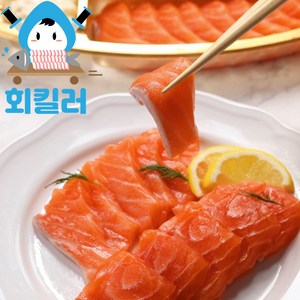 회킬러 HACCP 슈페리어등급 노르웨이 생연어 필렛 연어회 몸뱃살 반마리 2kg 1.4kg 1kg 500g, 4.생연어 필렛 2kg(배막 제거), 1개