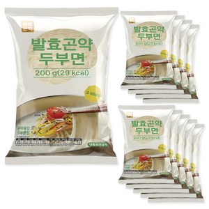 빼빼곤약 발효곤약두부면 200g x 10팩 (100g당 14.5kcal), 10개