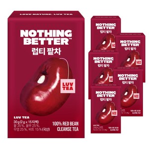 럽티 팥차 율무 우엉 블렌딩 100% 국산 2g 낫띵베럴 올리브영, 15개입, 6개