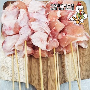 국내산 닭순살꼬치(어께살), 1개, 1kg