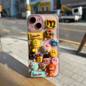 아이폰 m&m's 케이스 초콜릿 입체케이스