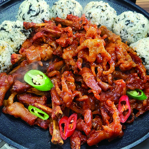 맛있게 매콤한 직화구이 닭발 150g 10팩(튤립닭발7팩 무뼈닭발3팩), 10개