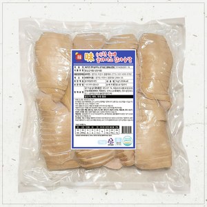 미친복닭 슬라이스 훈제 닭가슴살 1kg, 5개