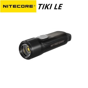 후레쉬 오리지널 NITECORE TIKI LE 키체인 라이트 300 루멘 미니 미래형 USB 충전식 EDC 손전등, 1개